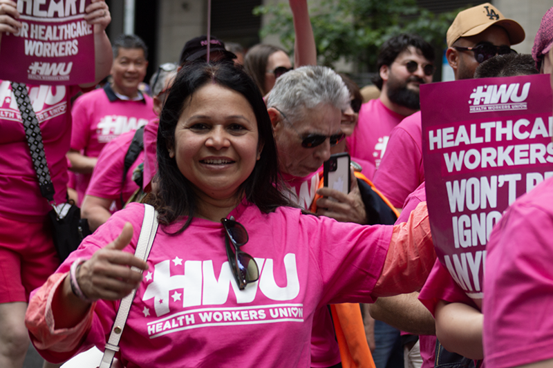 HWU workers strike